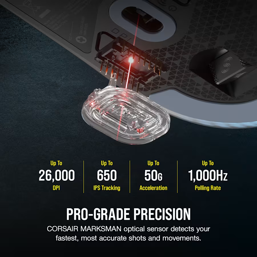 Corsair M75 Wireless Lightweight RGB Gaming Mouse - Image 3